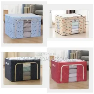 Laundry/Mobile Wardrobe Box (Dual Zip Openings)