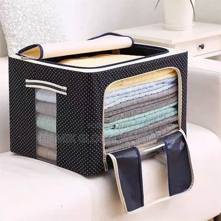 Laundry/Mobile Wardrobe Box (Dual Zip Openings)