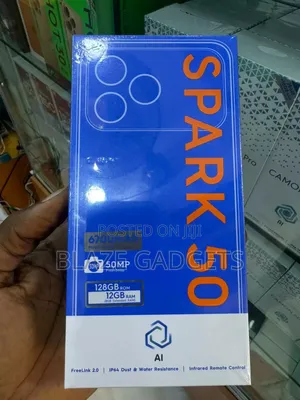 New Tecno Spark 50 128 GB Black