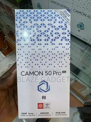 New Tecno Camon 40 Pro 5G 256 GB Black
