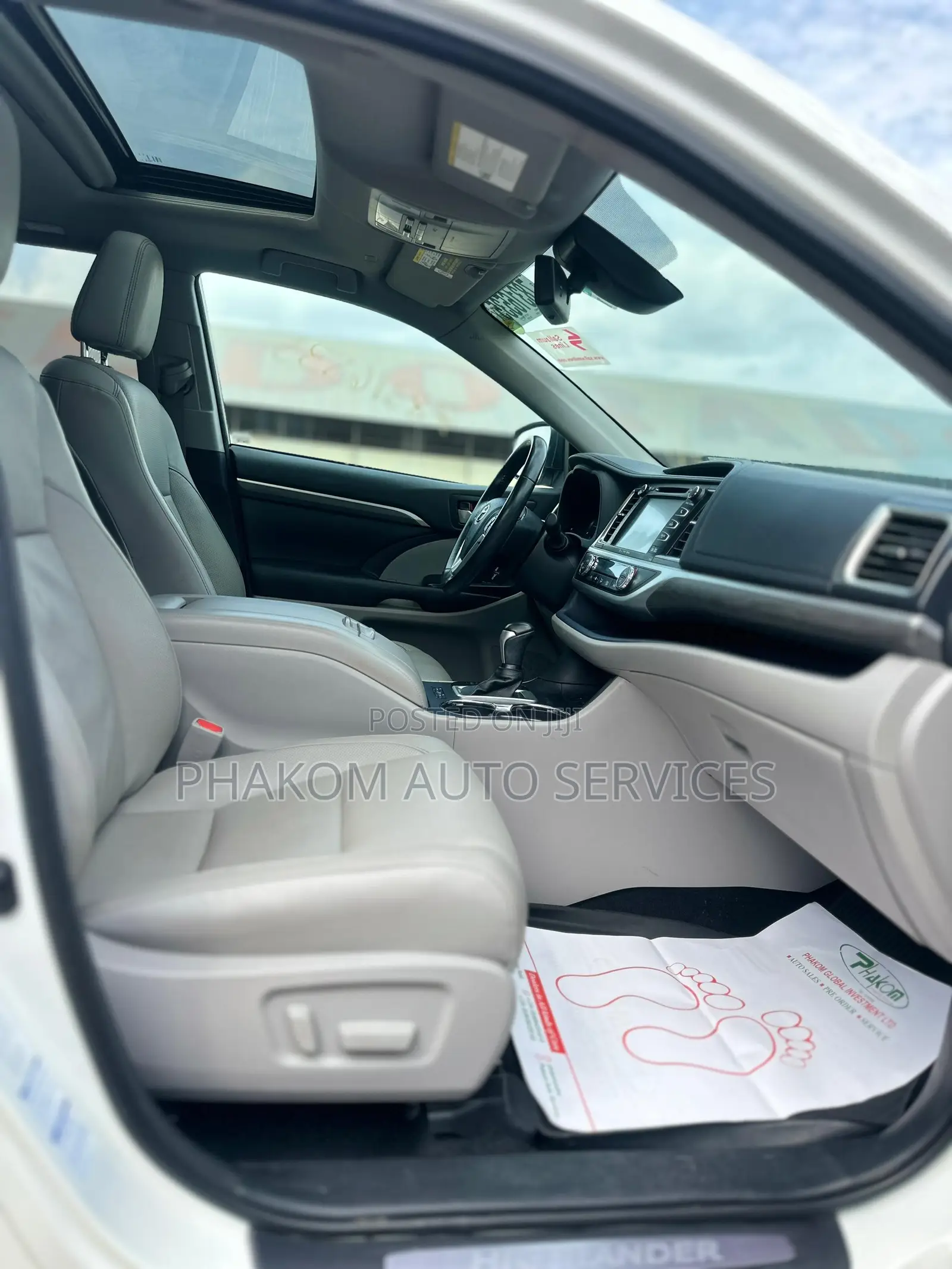 Toyota Highlander Limited 4x4 V6 (3.5L 6cyl 8A) 2018 White