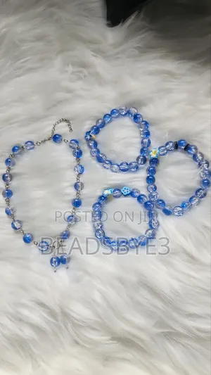 Ocean Breeze: 3 Bracelets and 1 Necklace