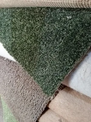 Green Color Wall to Wall Rug Turkish