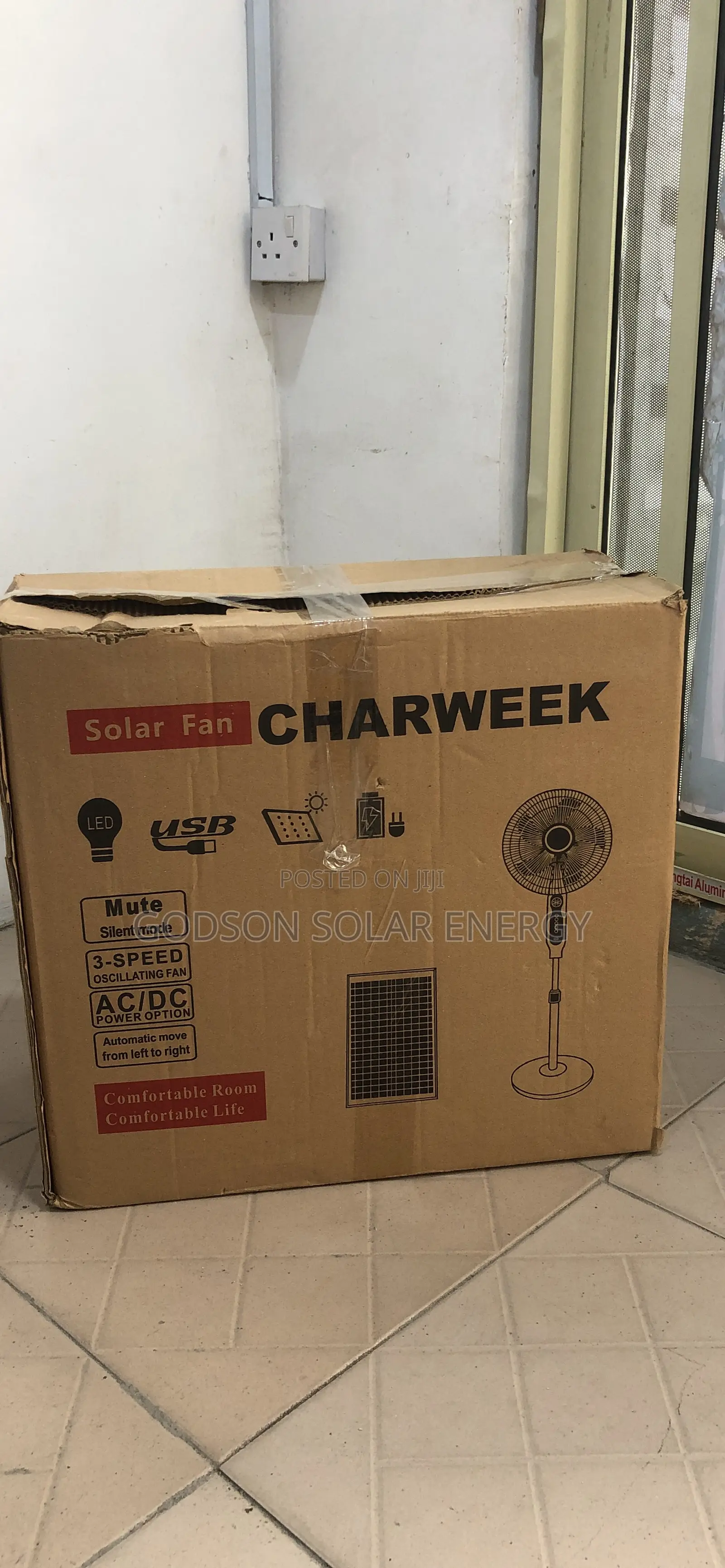 Charweek Solar Fan