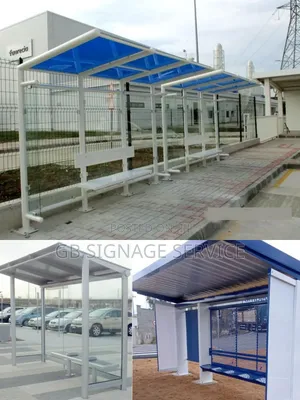 Bus-Stop Canopy Stand