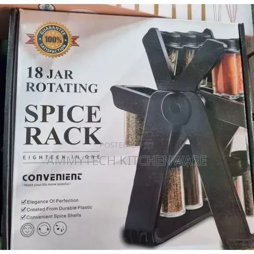 18 Jar Rotating Spice Rack