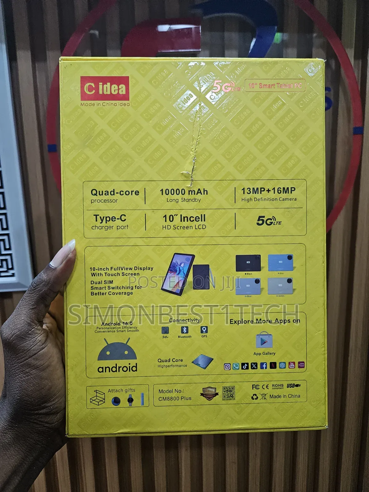 New C idea CM8800 Plus 1 TB Black