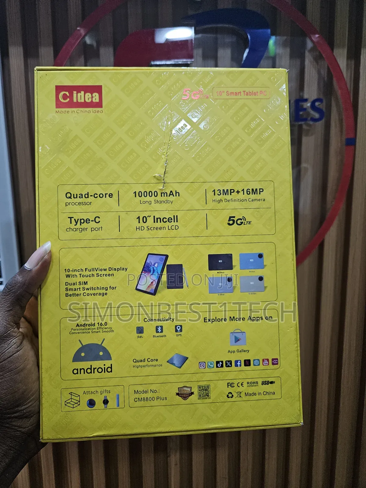 New C idea CM8800 Plus 1 TB Black
