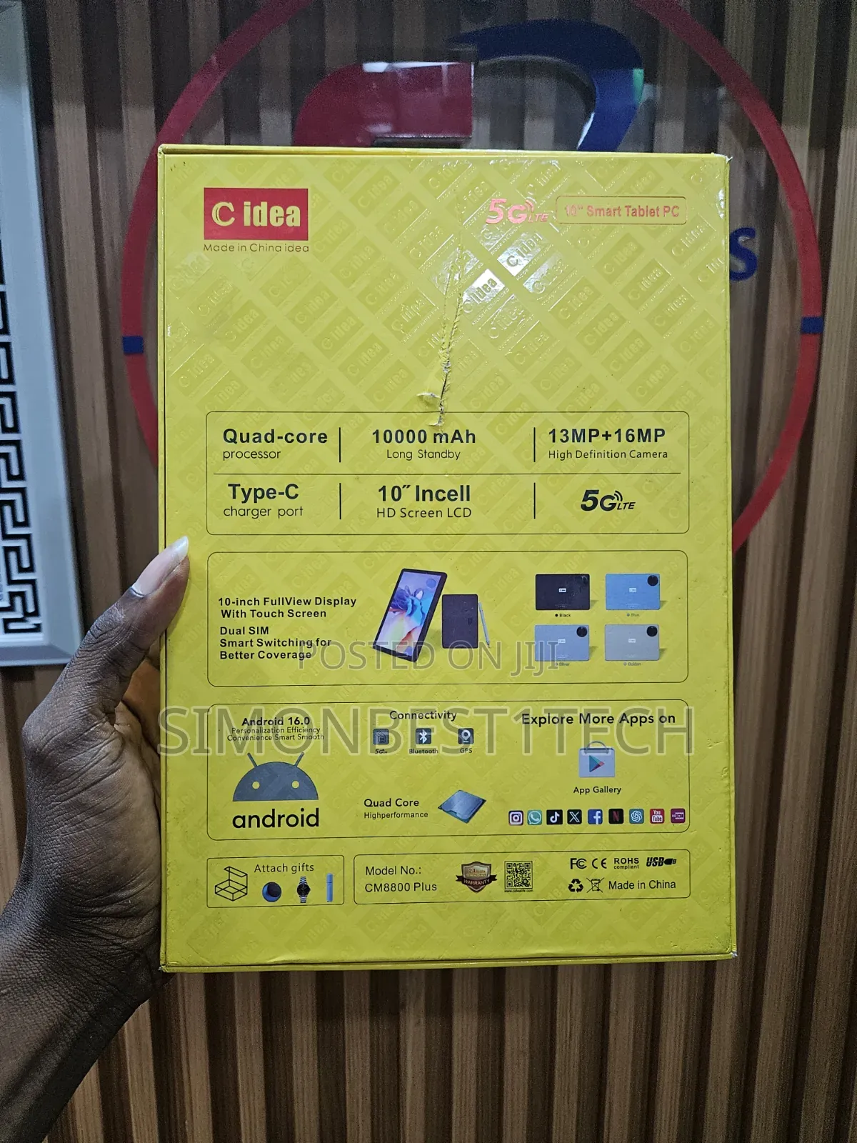 New C idea CM8800 Plus 1 TB Black