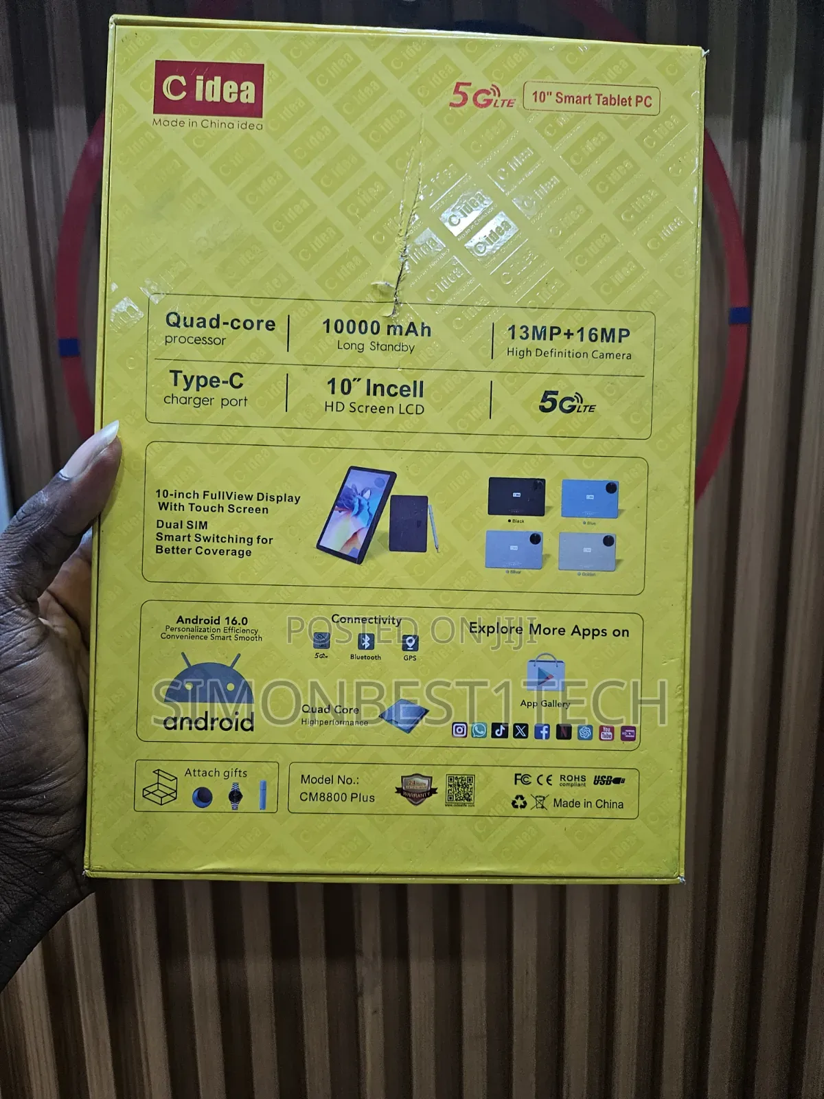 New C idea CM8800 Plus 1 TB Black