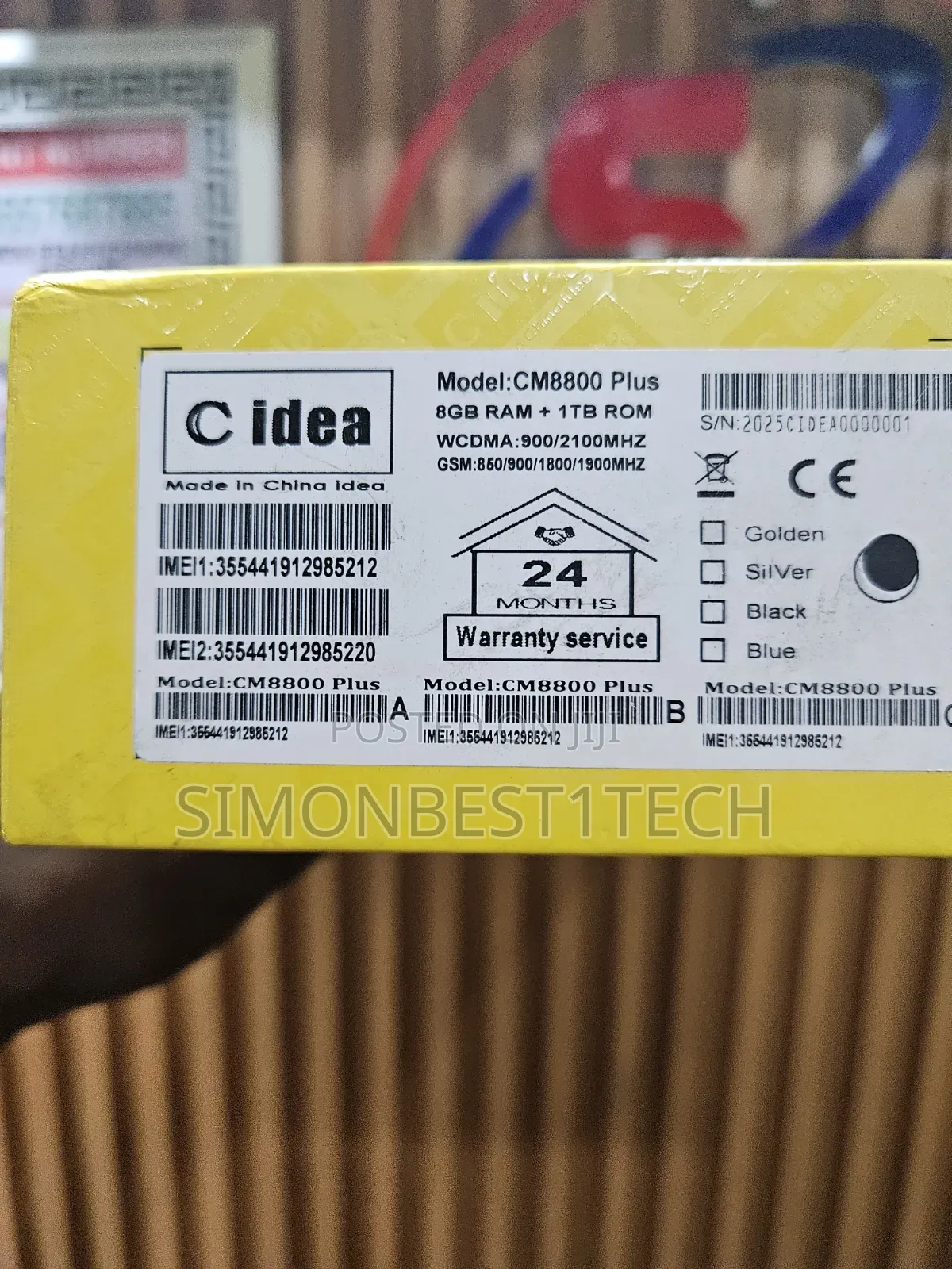 New C idea CM8800 Plus 1 TB Black