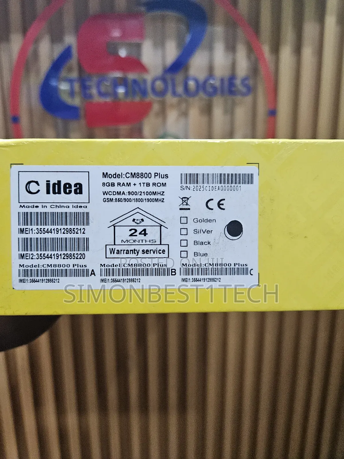 New C idea CM8800 Plus 1 TB Black