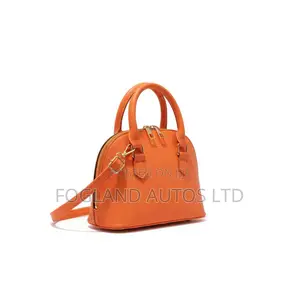 Mini Crocodile Embossed Dome Handbag