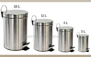 Stainless Steel Pedals Trash Bin