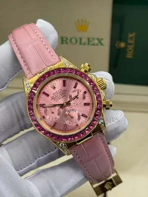 High Quality Luxury Rolex Leather Wristwatch