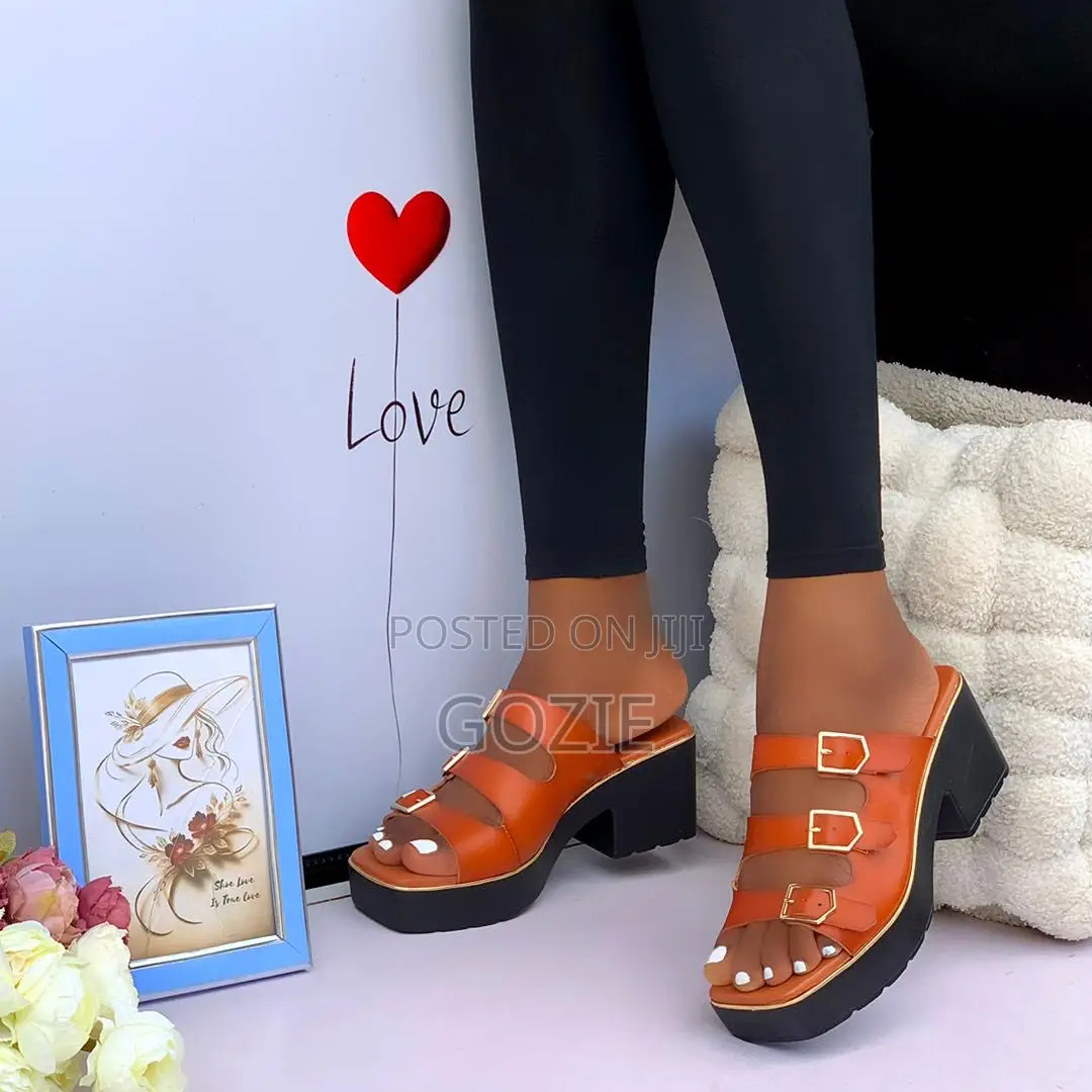 Stylish Classy Pencil Heel Slippers