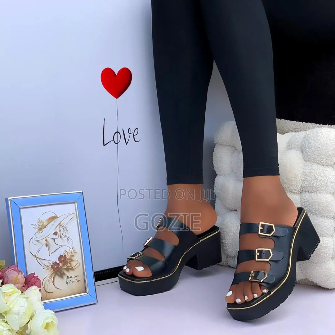 Stylish Classy Pencil Heel Slippers