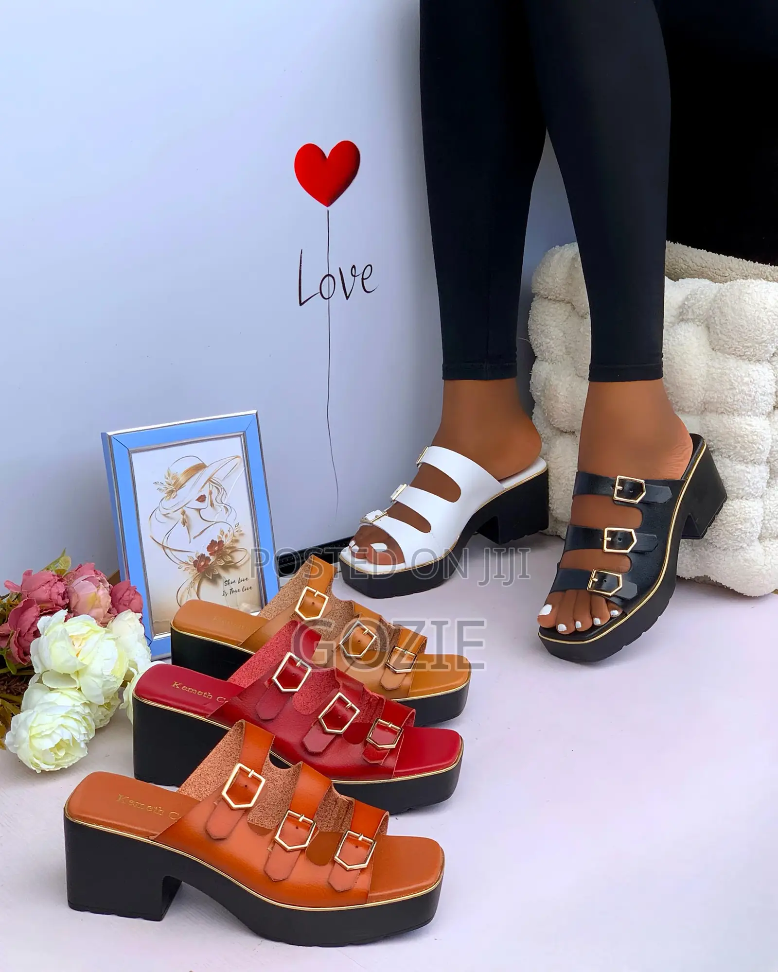 Stylish Classy Pencil Heel Slippers