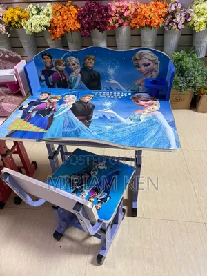 Kids Adjustable Table With Chair