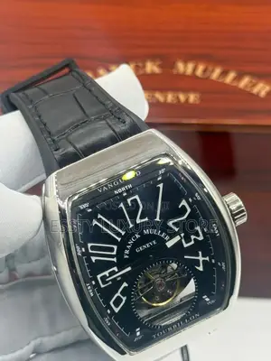 High Quality Luxury Franck Muller Leather Wristwatch