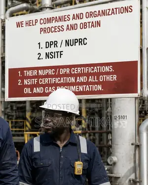 Dor/Nuprc Certification, Nsitf and Other Oil and Gas Certifications