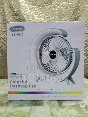 High Speed Rechargeable Desktop Fan