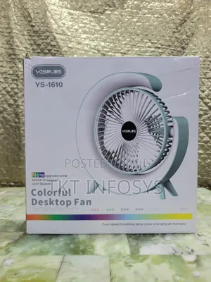 High Speed Rechargeable Desktop Fan