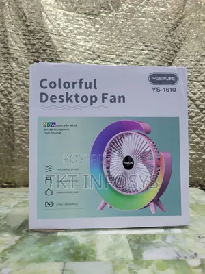 High Speed Rechargeable Desktop Fan