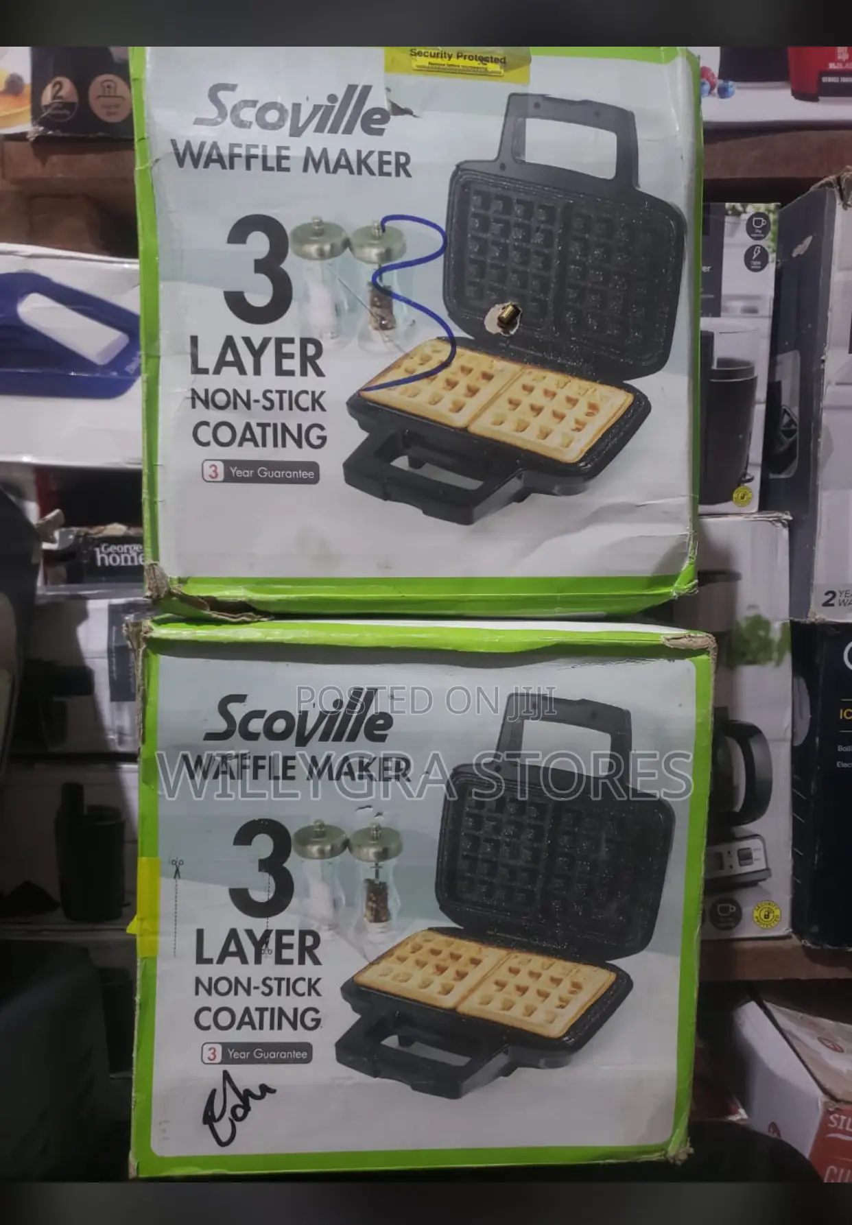 Scoville Waffle Maker- Black