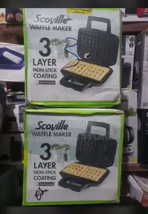 Scoville Waffle Maker- Black