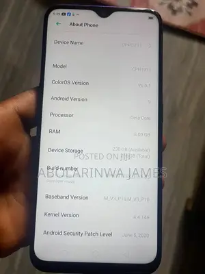 Oppo F11 256 GB Purple
