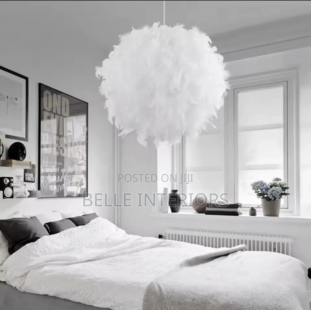 Fluffy Featther Pendant Light