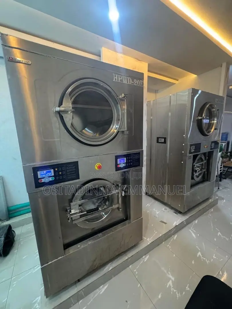 Industrial Stack Washing Machine and Dryer