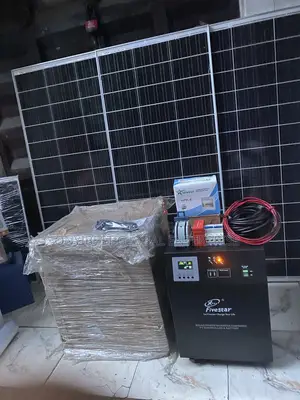 Five Star 2000watts Solar Generator Comes With 3unit of 300watts Panel