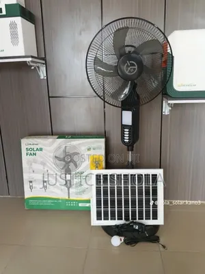 Rechargeable Ac/Dc Solar Fan