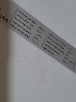 Brand New Aiko 670w Solar Panel (High Efficiency)