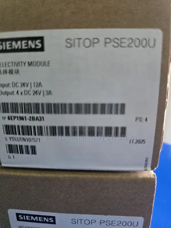 Siemens Sitop Pse200u Selectivity Module 4 Channel | 6ep1961-2ba31