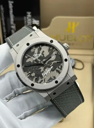 High Quality Luxury Hublot Leather Wristwatch