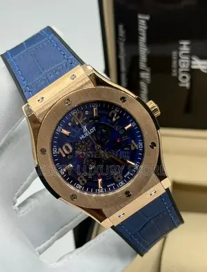 High Quality Luxury Hublot Leather Wristwatch