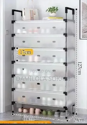 7 Step Dustproof Shoe Rack