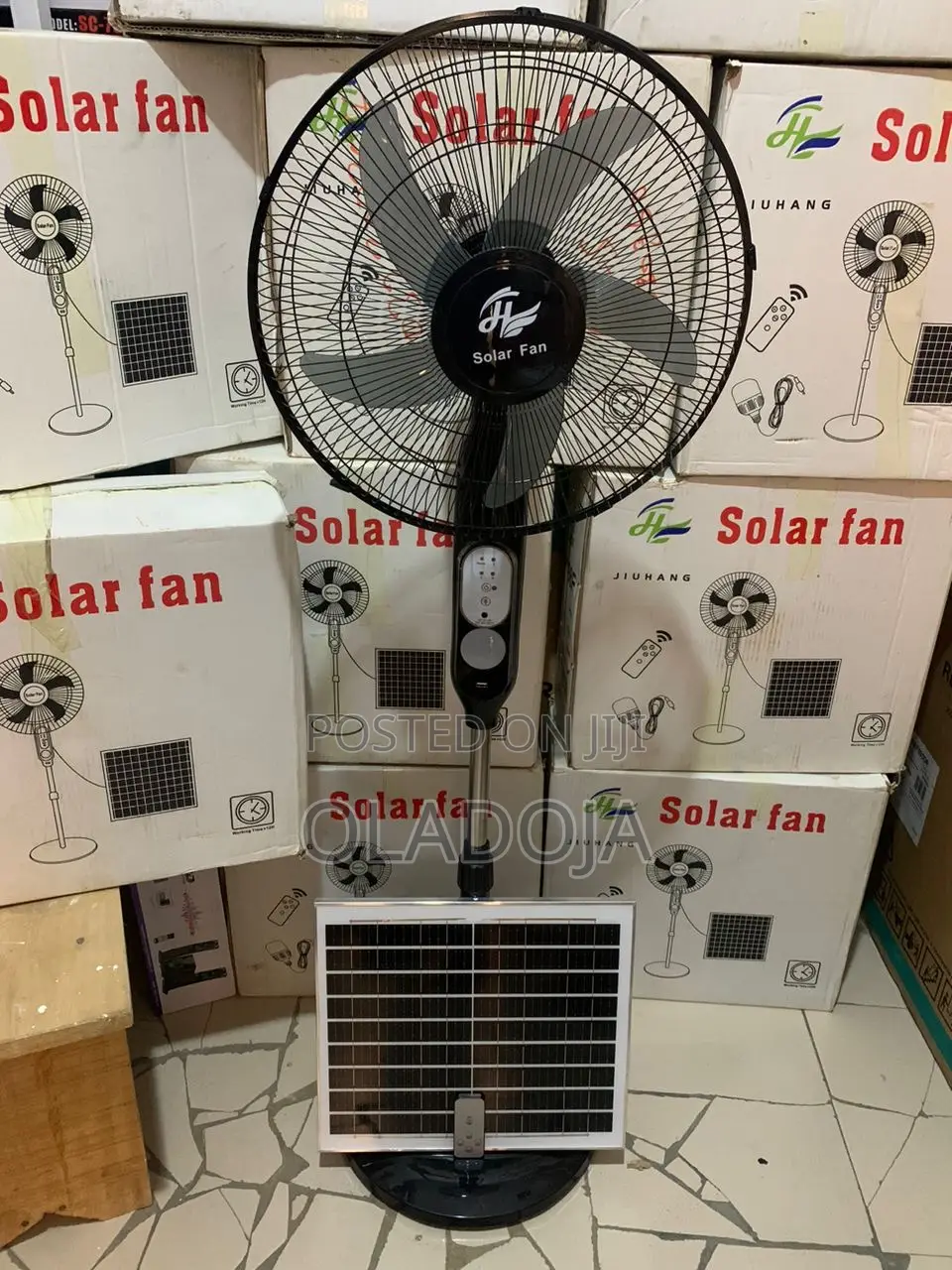 Standing Solar Fan