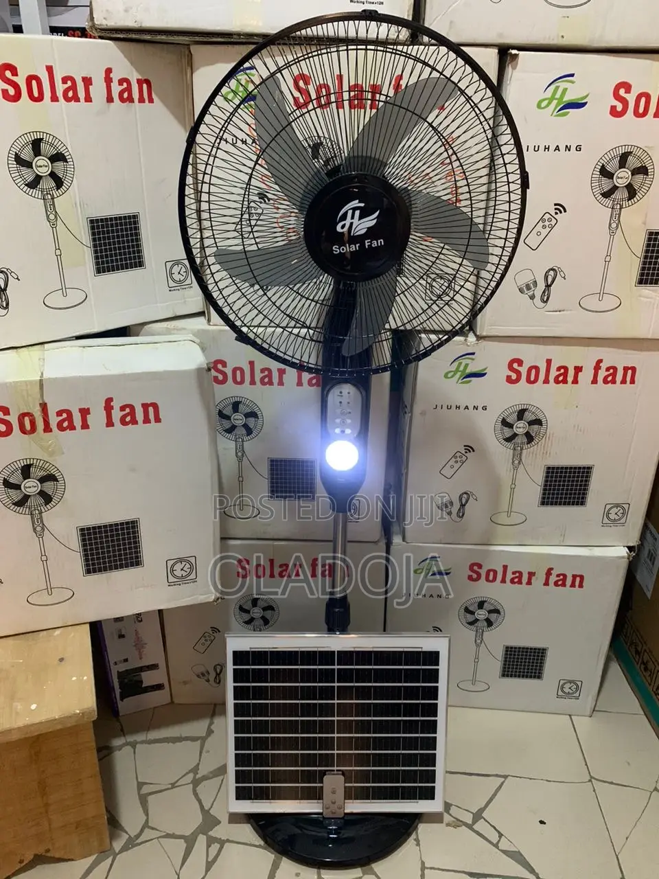 Standing Solar Fan