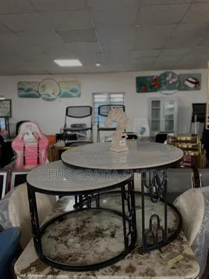 2-in-1 Marble Centre Table for Hotel