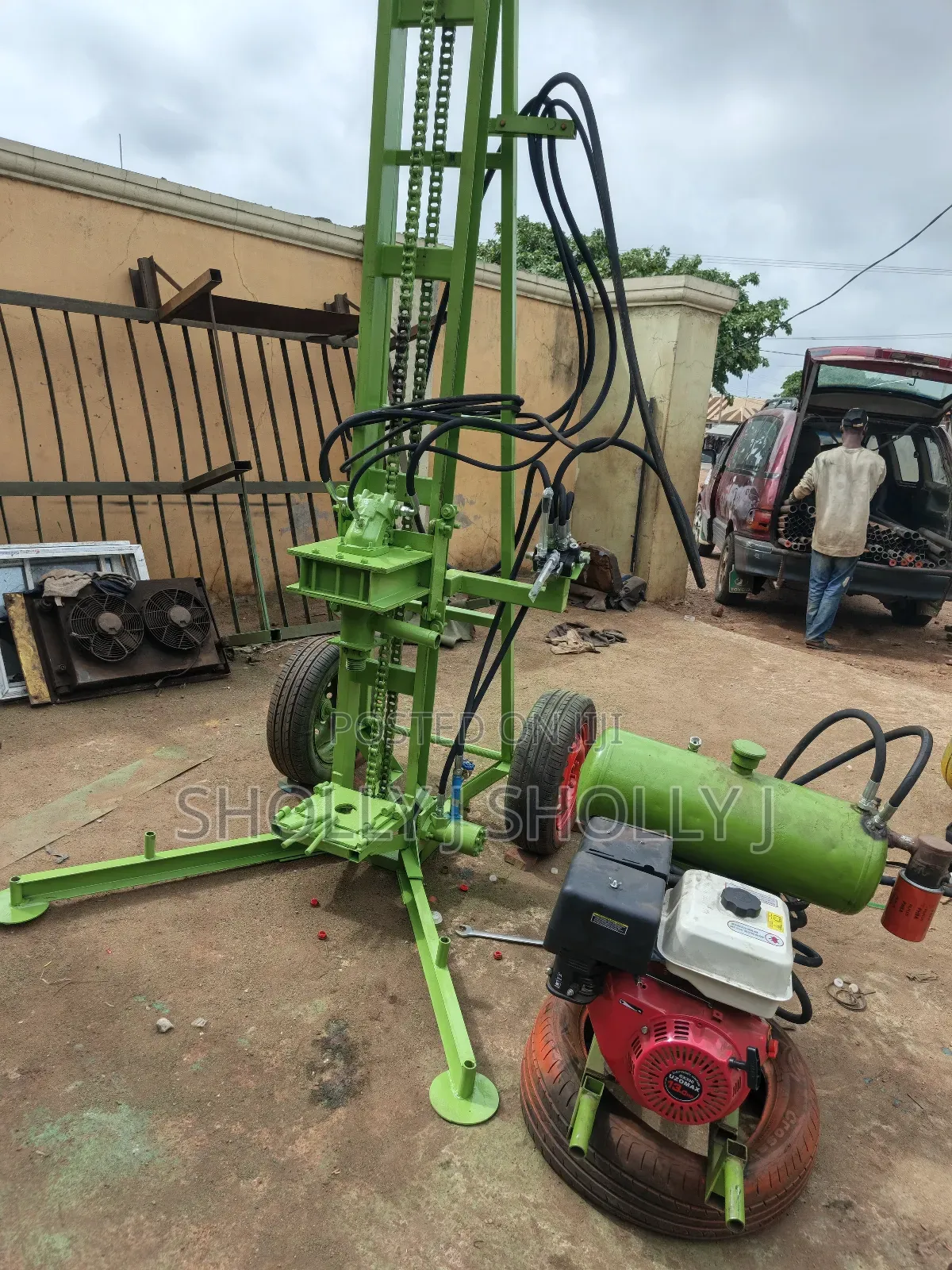 Mini Hydraulic Borehole Machine Rig