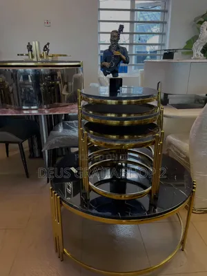 4-in-1 Marble Centre Table for Living Room