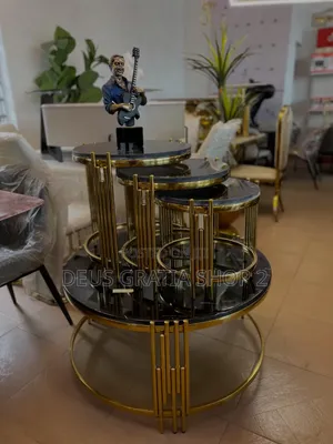 4-in-1 Marble Centre Table for Living Room