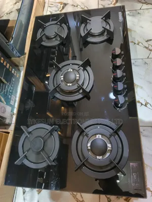Quality Bosch New Design Inbuilt 5 Burners Gas Hob 2 Big 3 Medium