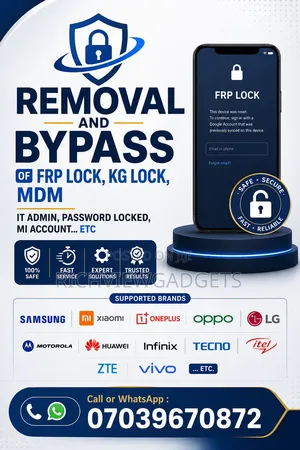 Removal Of Frp, Kg Lock, Mdm, It Admin, Password Locked, Mi Account...