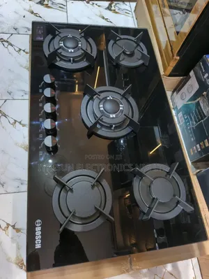 Quality Bosch New Design Inbuilt 5 Burners Gas Hob 2 Big 3 Medium