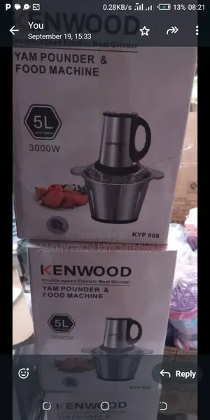 5l Original Kenwood Yam Pounder